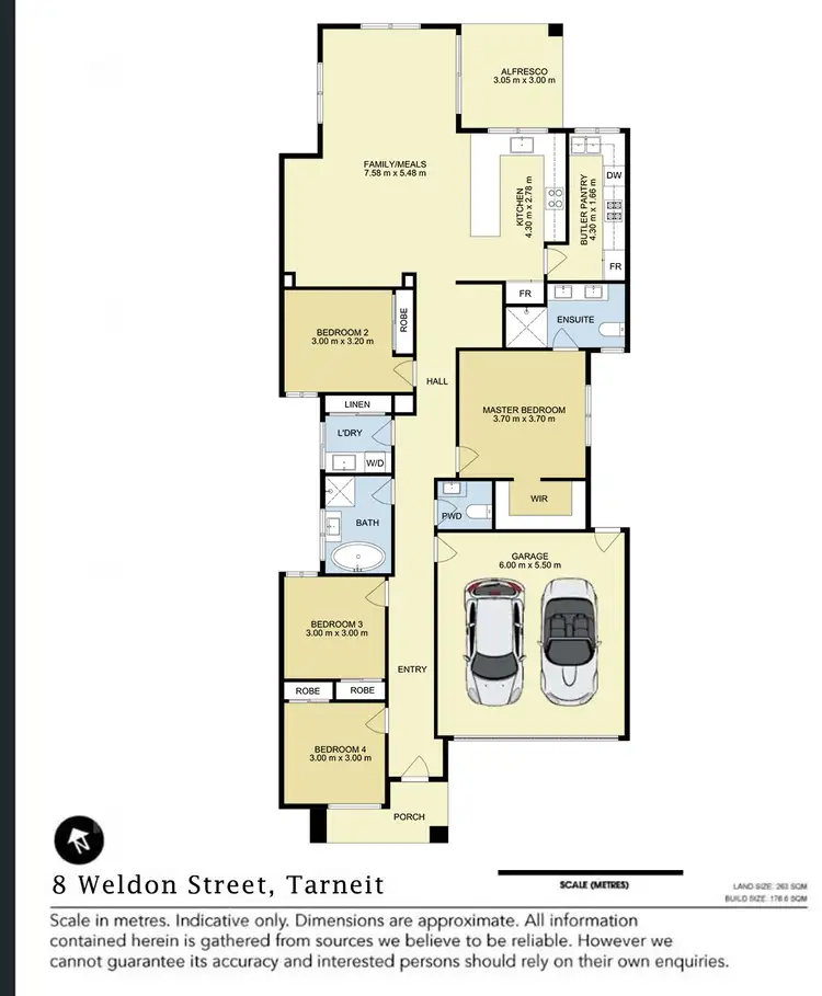 Floorplan of Homely house listing, 8 Weldon Street, Tarneit VIC 3029