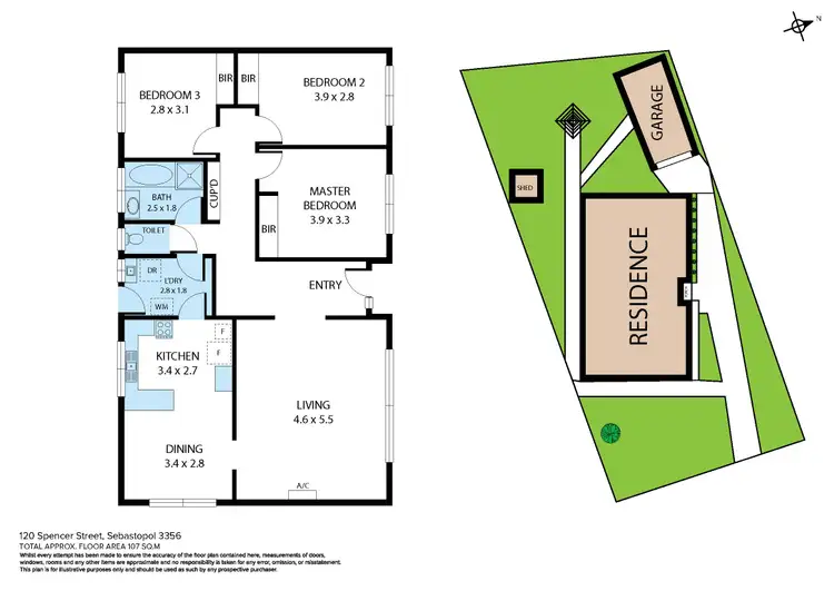 Floorplan of Homely house listing, 120 Spencer Street, Sebastopol VIC 3356