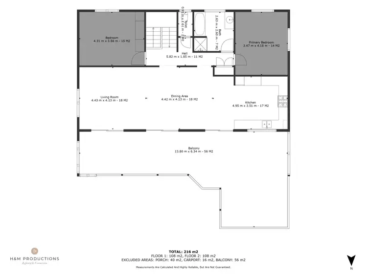 Floorplan of Homely house listing, 2208 Round Hill Road, Agnes Water QLD 4677