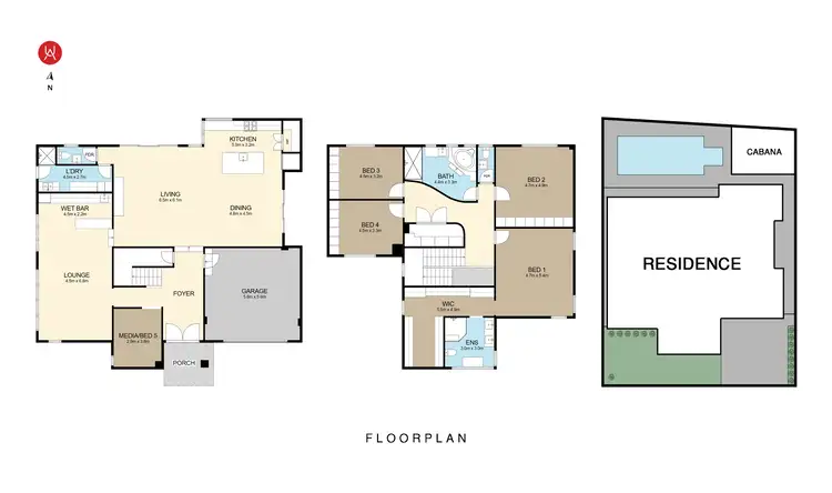 Floorplan of Homely house listing, 9 Piper Street, West Hoxton NSW 2171