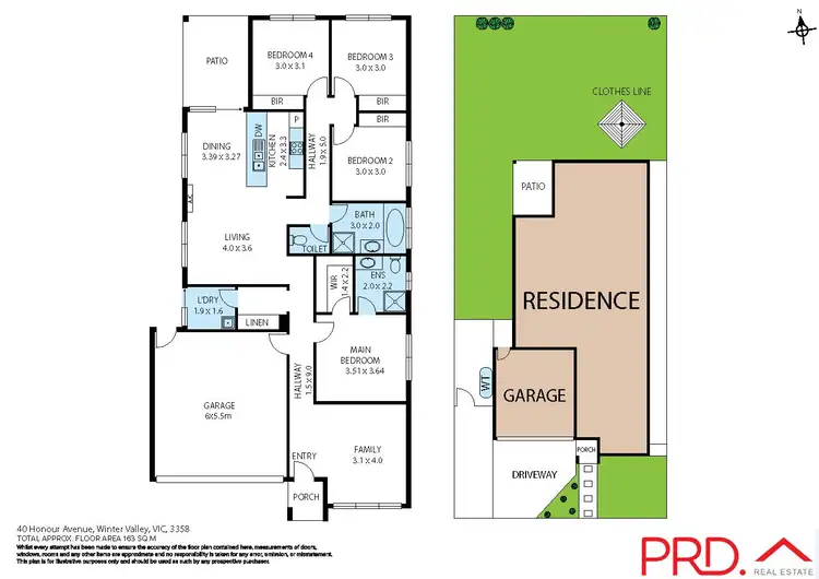 Floorplan of Homely house listing, 40 Honour Avenue, Winter Valley VIC 3358