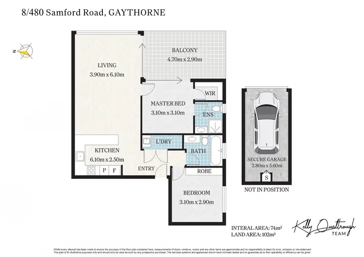 Floorplan of Homely apartment listing, 8/480 Samford Road, Gaythorne QLD 4051