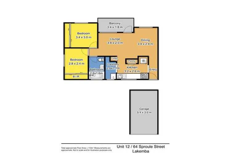 Floorplan of Homely unit listing, 12/64-66 Sproule Street, Lakemba NSW 2195