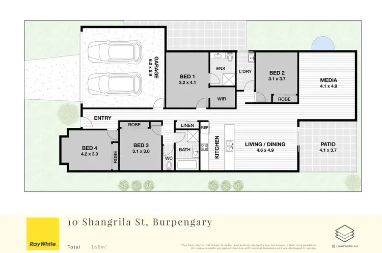 Floorplan of Homely house listing, 10 Shangrila Street, Burpengary QLD 4505