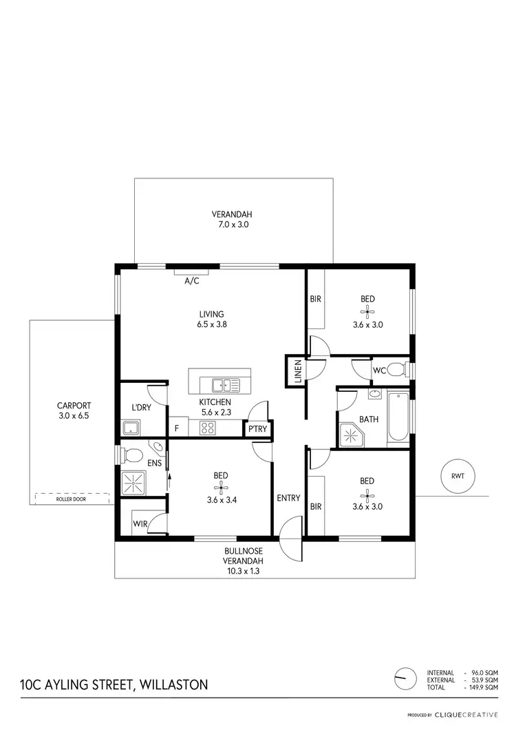 Floorplan of Homely house listing, 10C Ayling Street, Willaston SA 5118