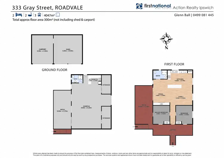 Floorplan of Homely house listing, 333 Gray Street, Roadvale QLD 4310
