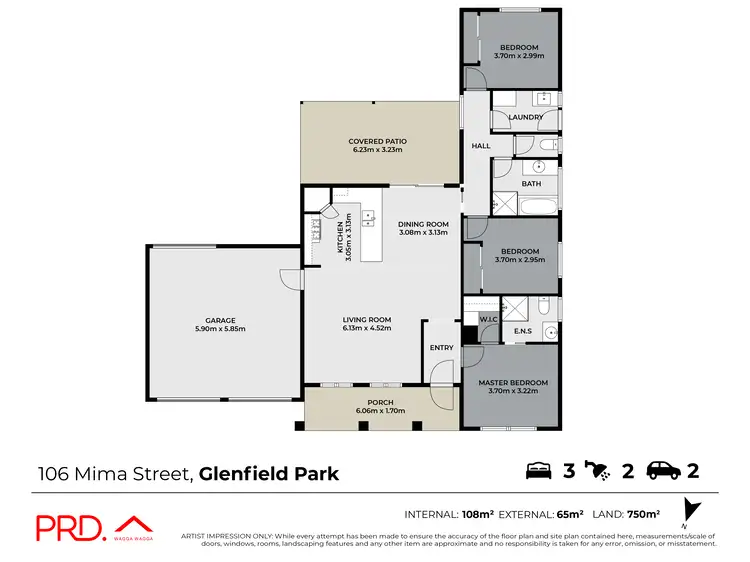 Floorplan of Homely house listing, 106 Mima Street, Glenfield Park NSW 2650