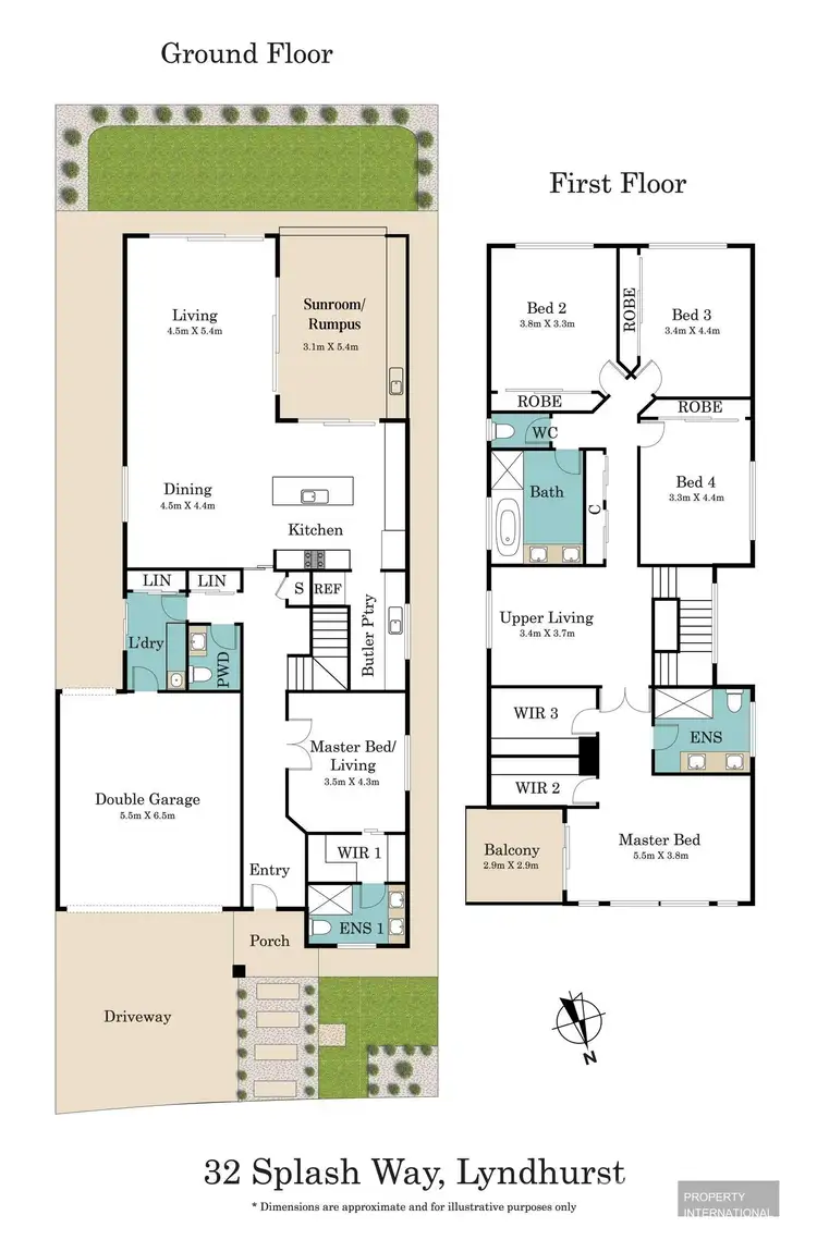 Floorplan of Homely house listing, 32 Splash Way, Lyndhurst VIC 3975
