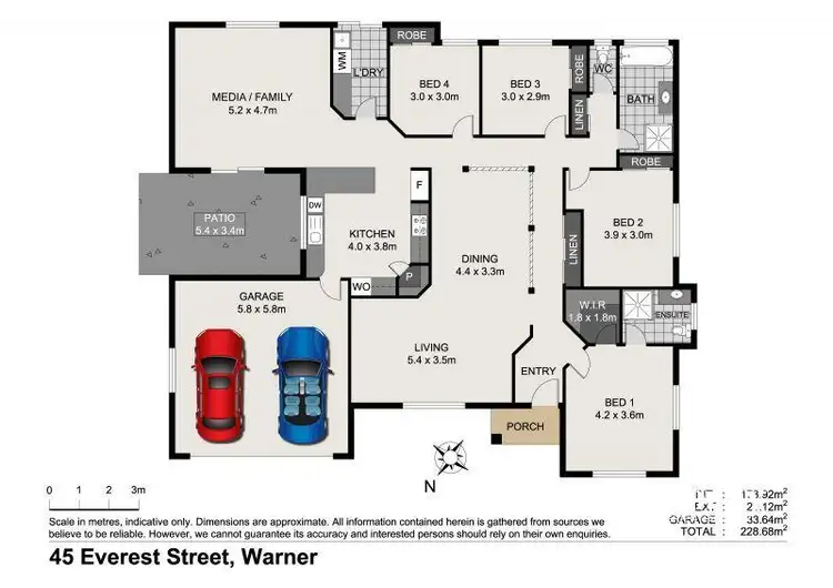 Floorplan of Homely house listing, 2 Tenzing Court, Warner QLD 4500