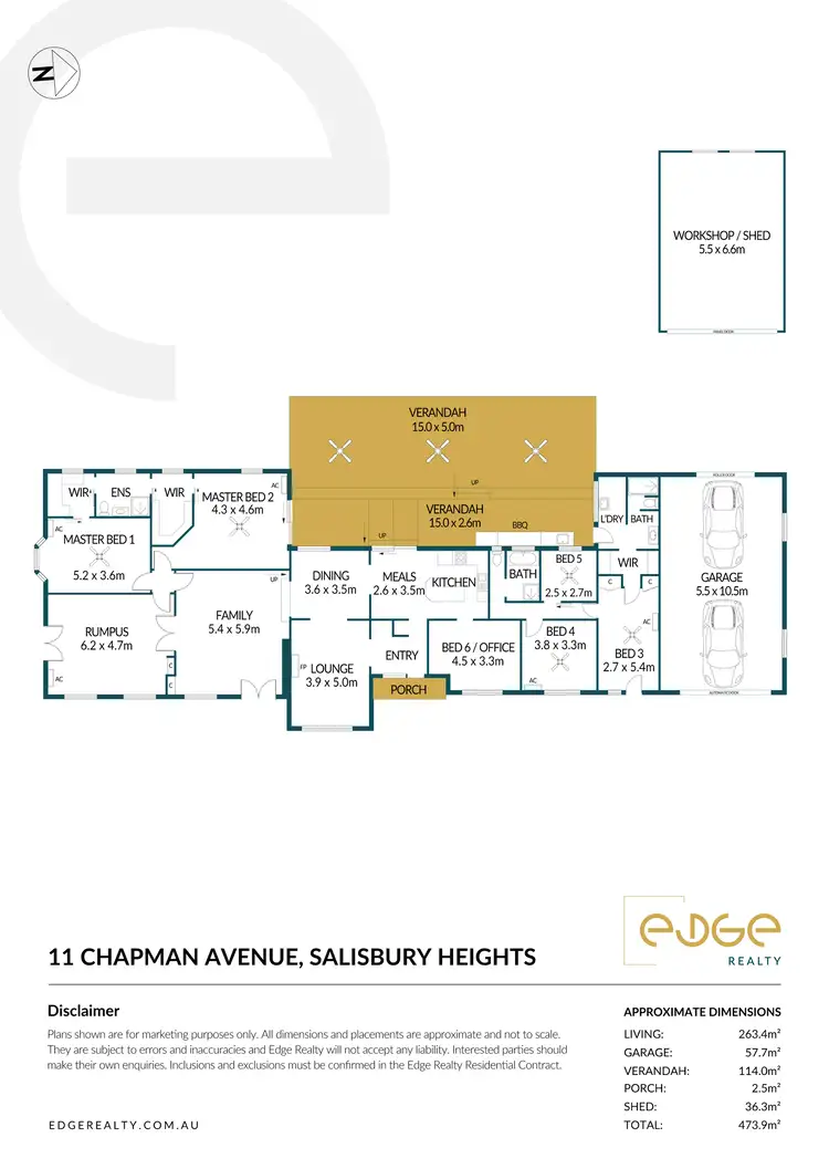 Floorplan of Homely house listing, 11 Chapman Avenue, Salisbury Heights SA 5109