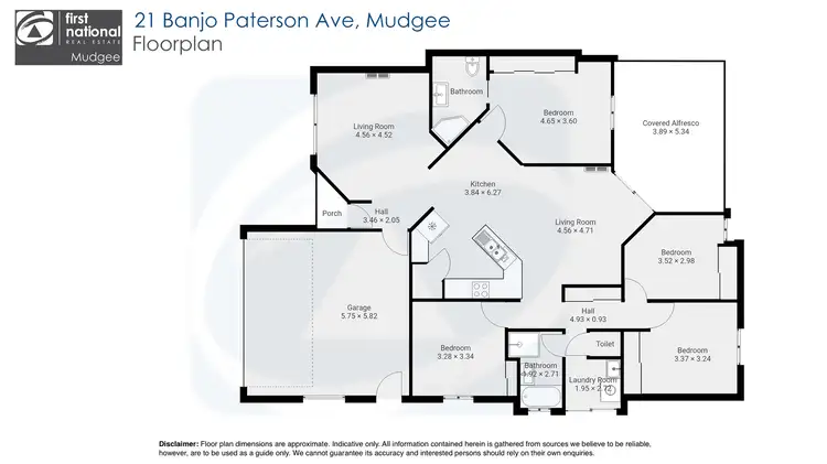 Floorplan of Homely house listing, 21 Banjo Paterson Avenue, Mudgee NSW 2850