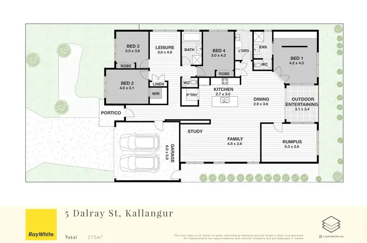 Floorplan of Homely house listing, 5 Dalray Street, Kallangur QLD 4503