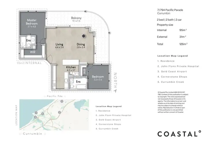 Floorplan of Homely apartment listing, 7/794 Pacific Parade, Currumbin QLD 4223