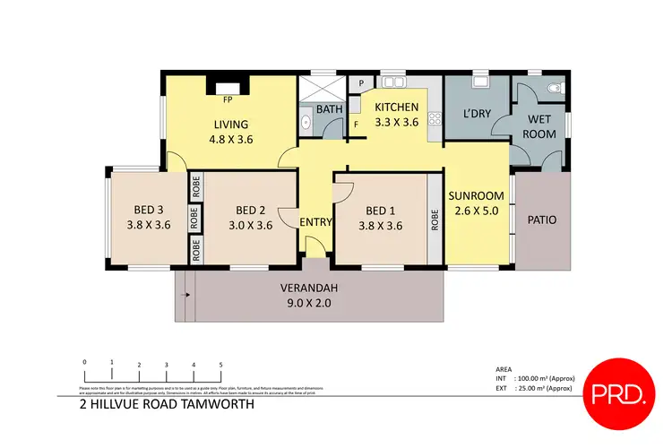 Floorplan of Homely house listing, 2 Hillvue Road, Tamworth NSW 2340