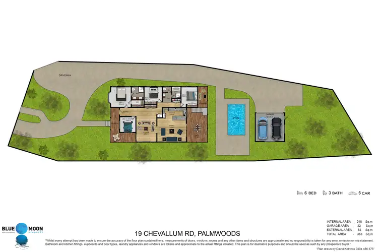 Floorplan of Homely house listing, 19 Chevallum Road, Palmwoods QLD 4555