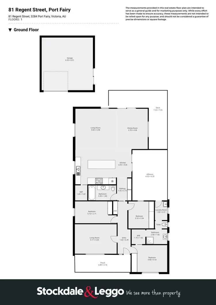 Floorplan of Homely house listing, 81 Regent Street, Port Fairy VIC 3284