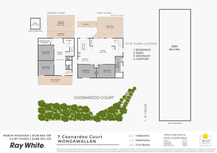 Floorplan of Homely rural property listing, 7 Coonardoo Court, Wongawallan QLD 4210