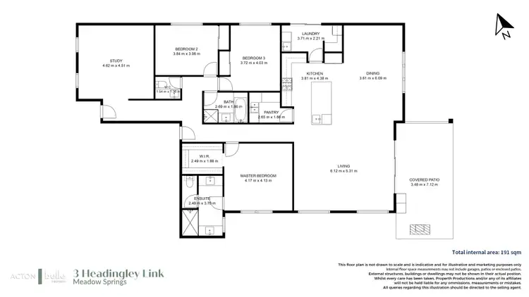 Floorplan of Homely house listing, 3 Headingley Link, Meadow Springs WA 6210