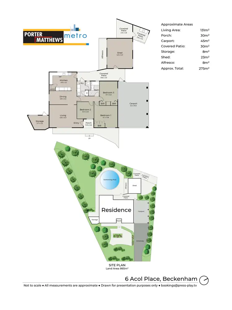 Floorplan of Homely house listing, 6 Acol Place, Beckenham WA 6107