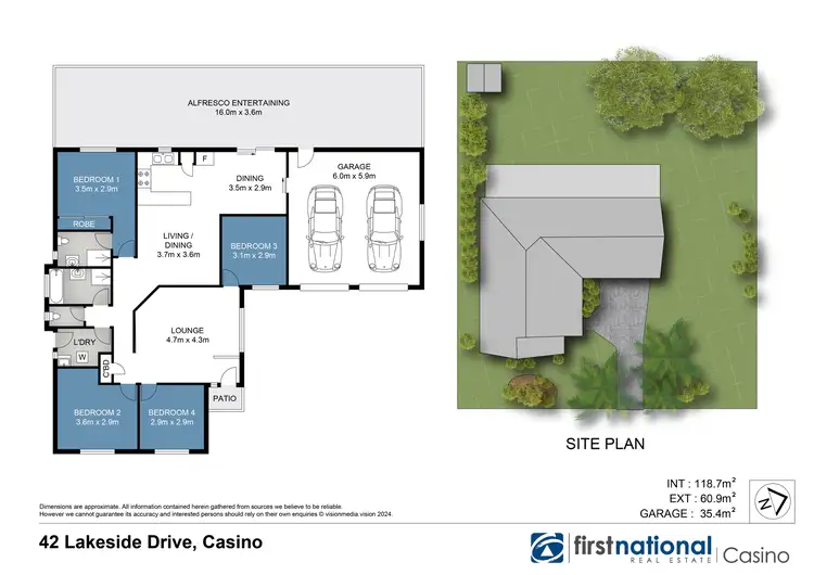 Floorplan of Homely house listing, 42 Lakeside Drive, Casino NSW 2470