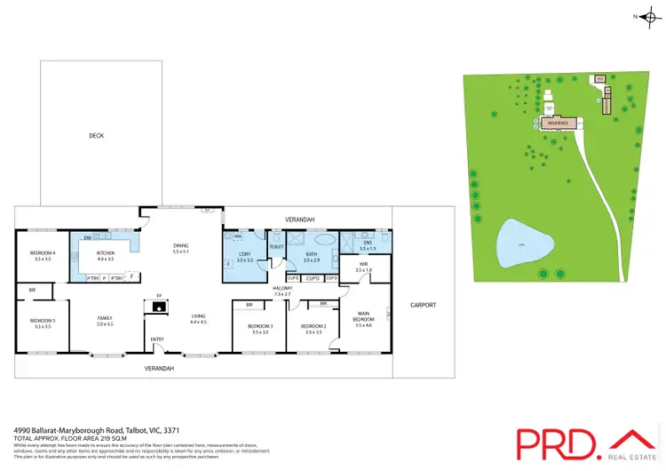 Floorplan of Homely house listing, 4990 Ballarat-Maryborough Road, Talbot VIC 3371