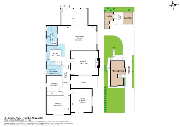 Floorplan of Homely house listing, 113 Jubilee Street, Dubbo NSW 2830