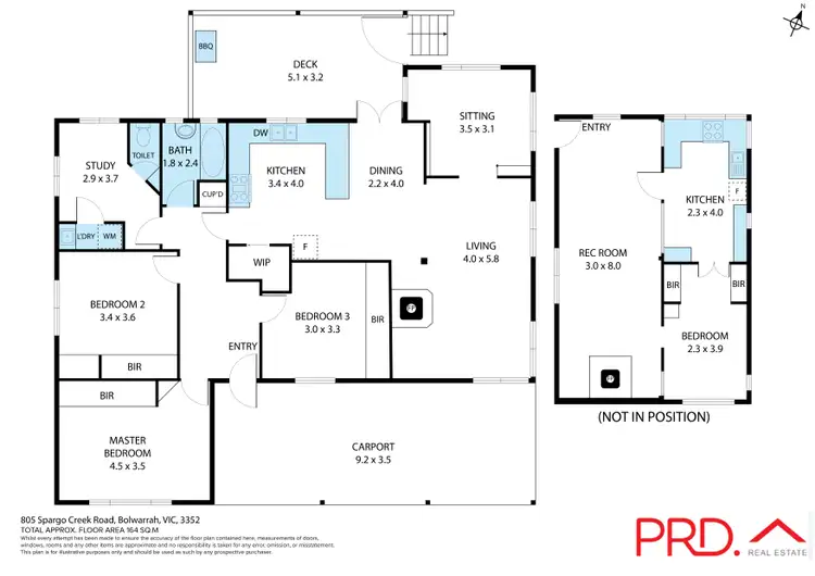 Floorplan of Homely house listing, 805 Spargo Creek Road, Bolwarrah VIC 3352