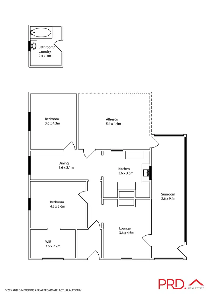 Floorplan of Homely house listing, 19 Delahoy Road, Meringur VIC 3496