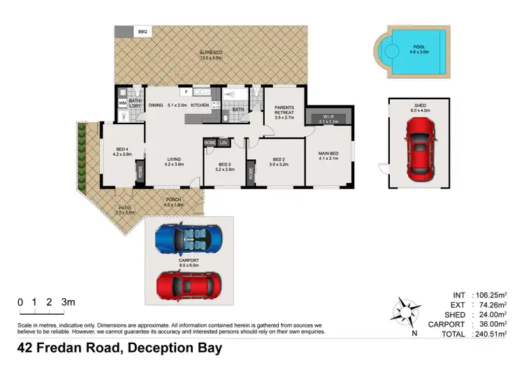 Floorplan of Homely house listing, 42 FREDAN ROAD, Deception Bay QLD 4508