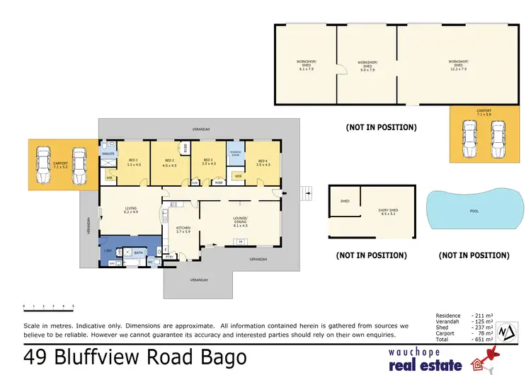 Floorplan of Homely rural property listing, 49 Bluffview Road, Bago Via, Bago NSW 2446