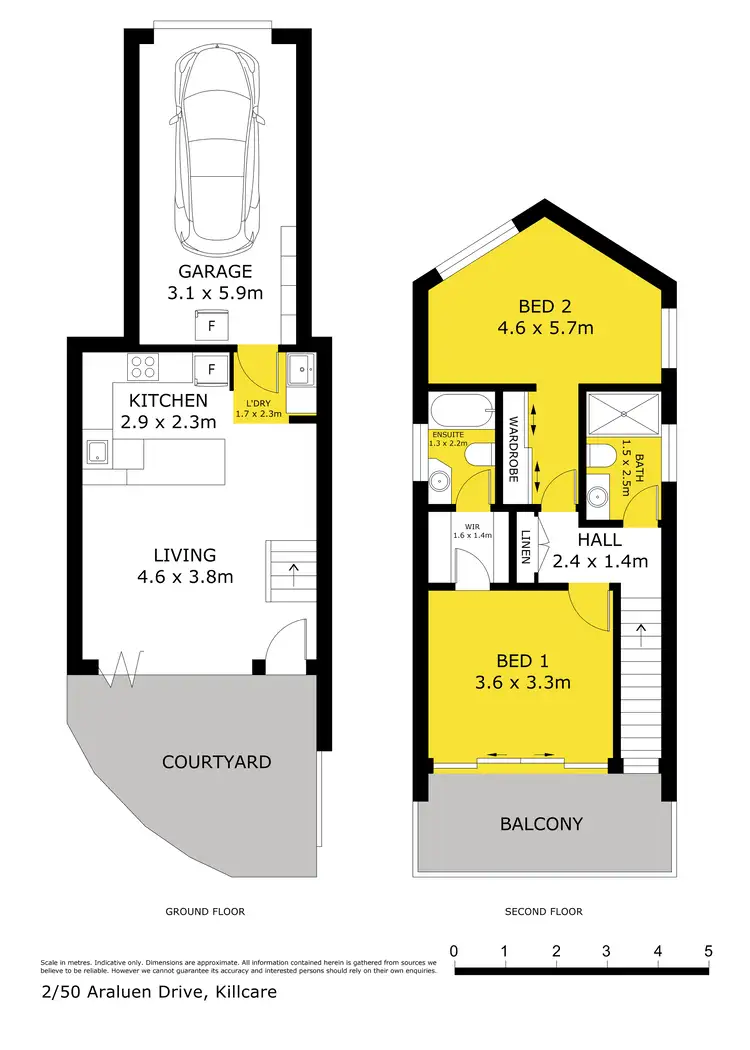 Floorplan of Homely townhouse listing, 2/50 Araluen Drive, Killcare NSW 2257