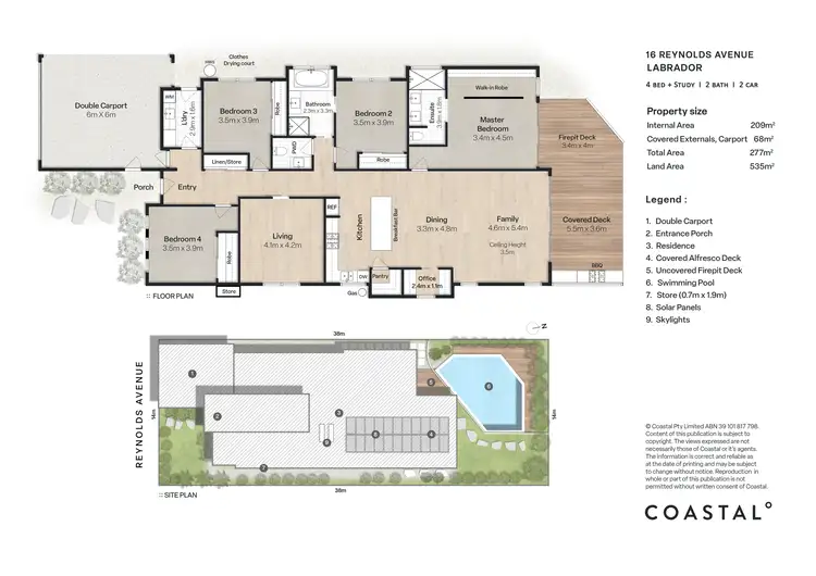 Floorplan of Homely house listing, 16 Reynolds Avenue, Labrador QLD 4215