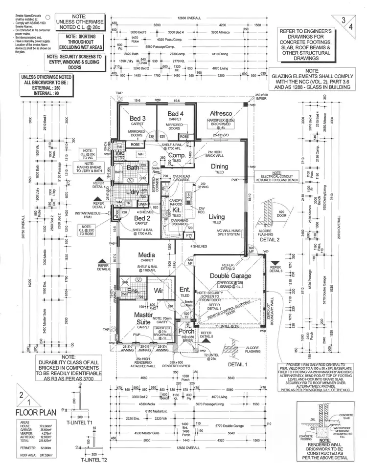Floorplan of Homely house listing, 16 Lazuli Rise, Wellard WA 6170