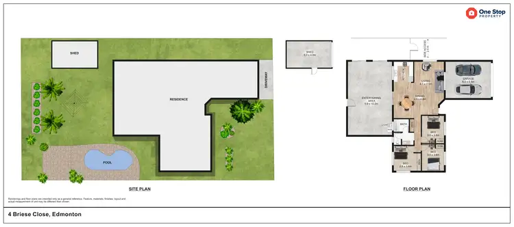 Floorplan of Homely house listing, 4 Briese Close, Edmonton QLD 4869