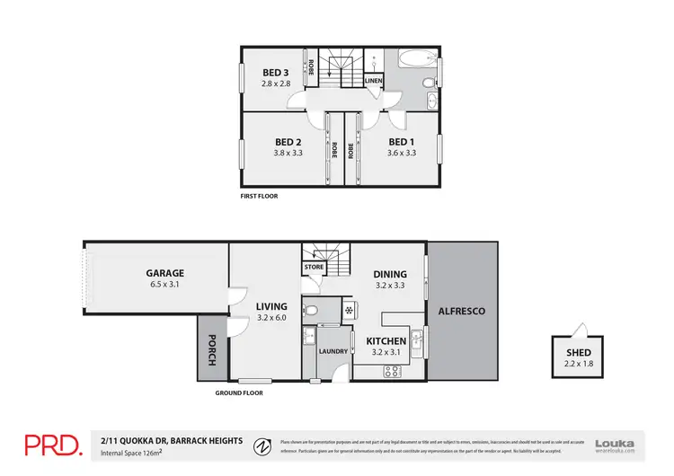 Floorplan of Homely house listing, 2/11 Quokka Drive, Blackbutt NSW 2529