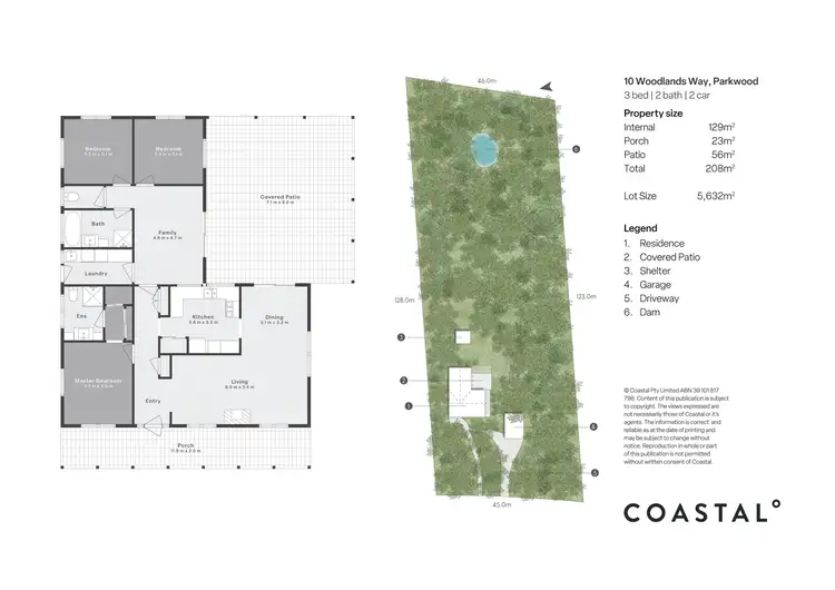 Floorplan of Homely house listing, 10 Woodlands Way, Parkwood QLD 4214