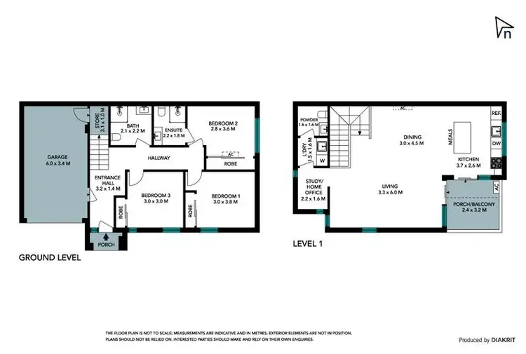 Floorplan of Homely townhouse listing, 1/48-50 Browning Street, Kingsbury VIC 3083