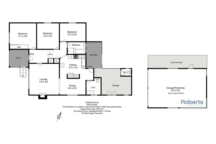 Floorplan of Homely house listing, 24 Murchison Street, Rosebery TAS 7470