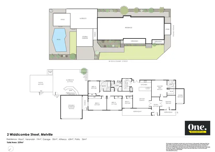 Floorplan of Homely house listing, 2 Widdicombe Street, Melville WA 6156