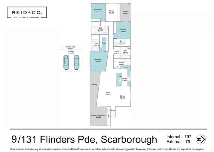 Floorplan of Homely apartment listing, 9/131 Flinders Parade, Scarborough QLD 4020