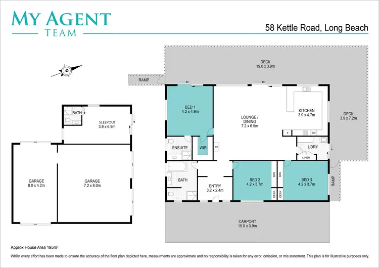 Floorplan of Homely house listing, 58 Kettle Road, Long Beach NSW 2536