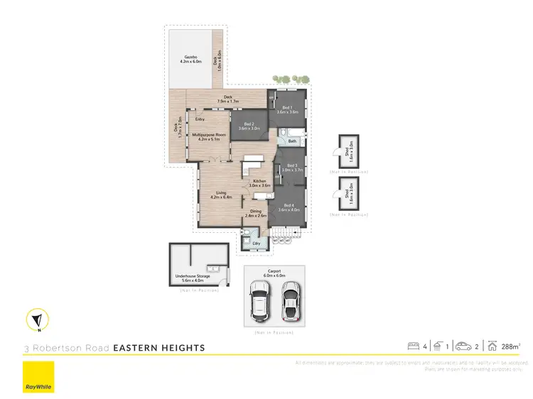 Floorplan of Homely house listing, 3 Robertson Road, Eastern Heights QLD 4305