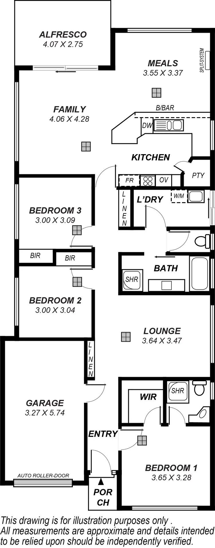 Floorplan of Homely house listing, 11 Willandra Street, Seaford Heights SA 5169