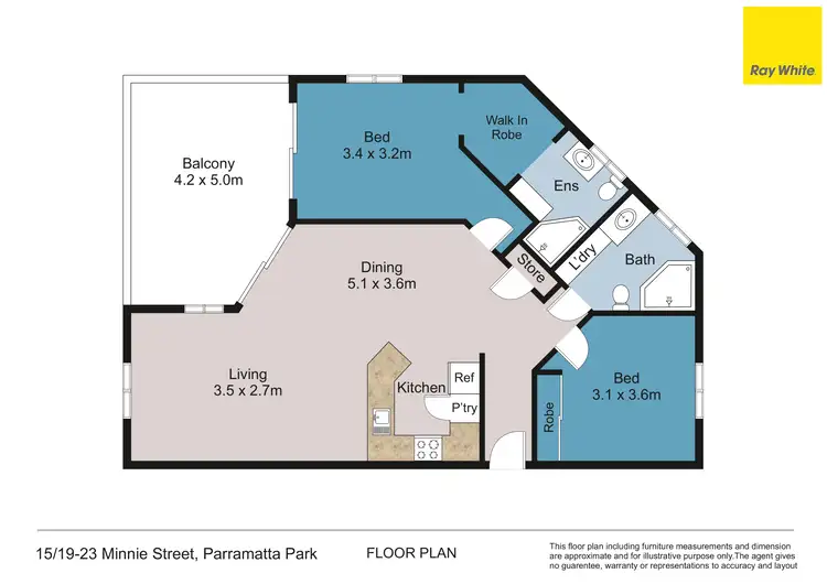 Floorplan of Homely unit listing, 15/19-23 Minnie Street, Parramatta Park QLD 4870