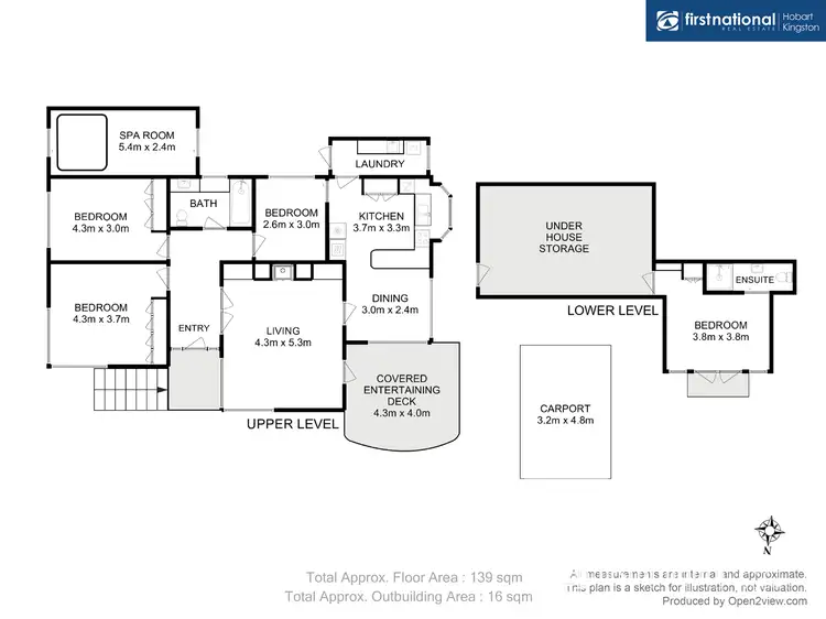 Floorplan of Homely house listing, 64 Strickland Avenue, South Hobart TAS 7004