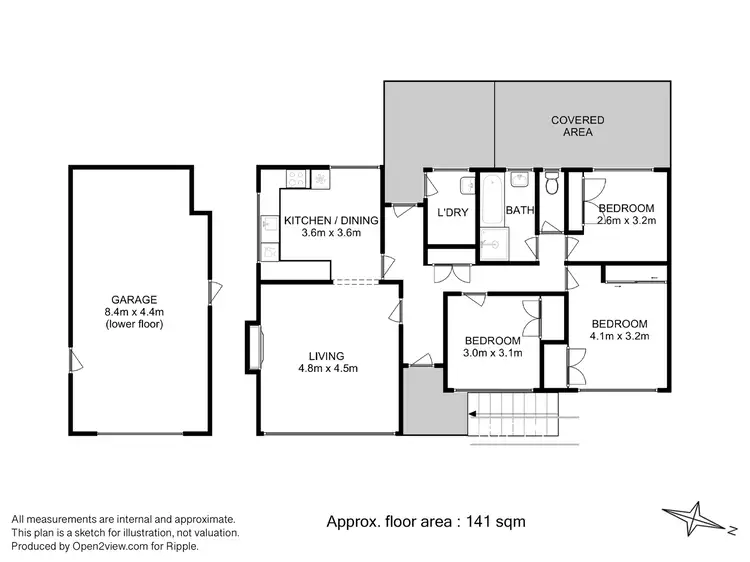 Floorplan of Homely house listing, 7 Parramore Street, Rosetta TAS 7010