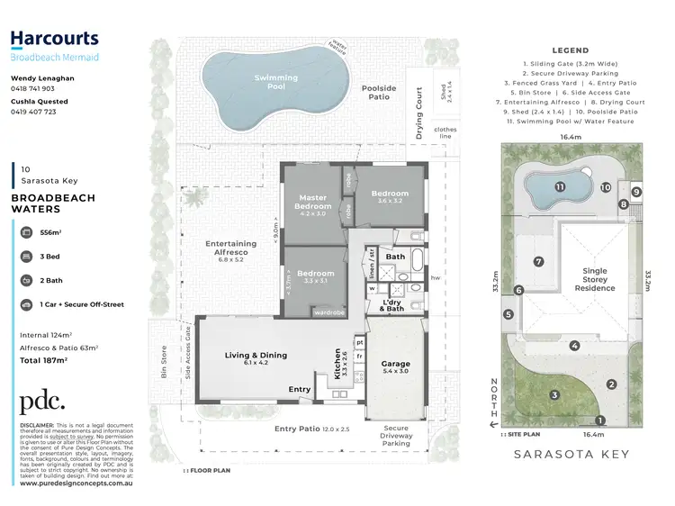 Floorplan of Homely house listing, 10 Sarasota Key, Broadbeach Waters QLD 4218