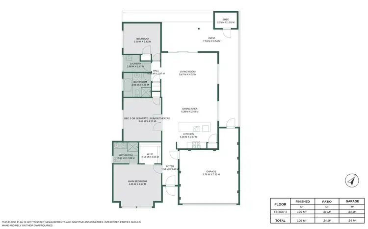 Floorplan of Homely house listing, 15 Chaytor View, West Busselton WA 6280