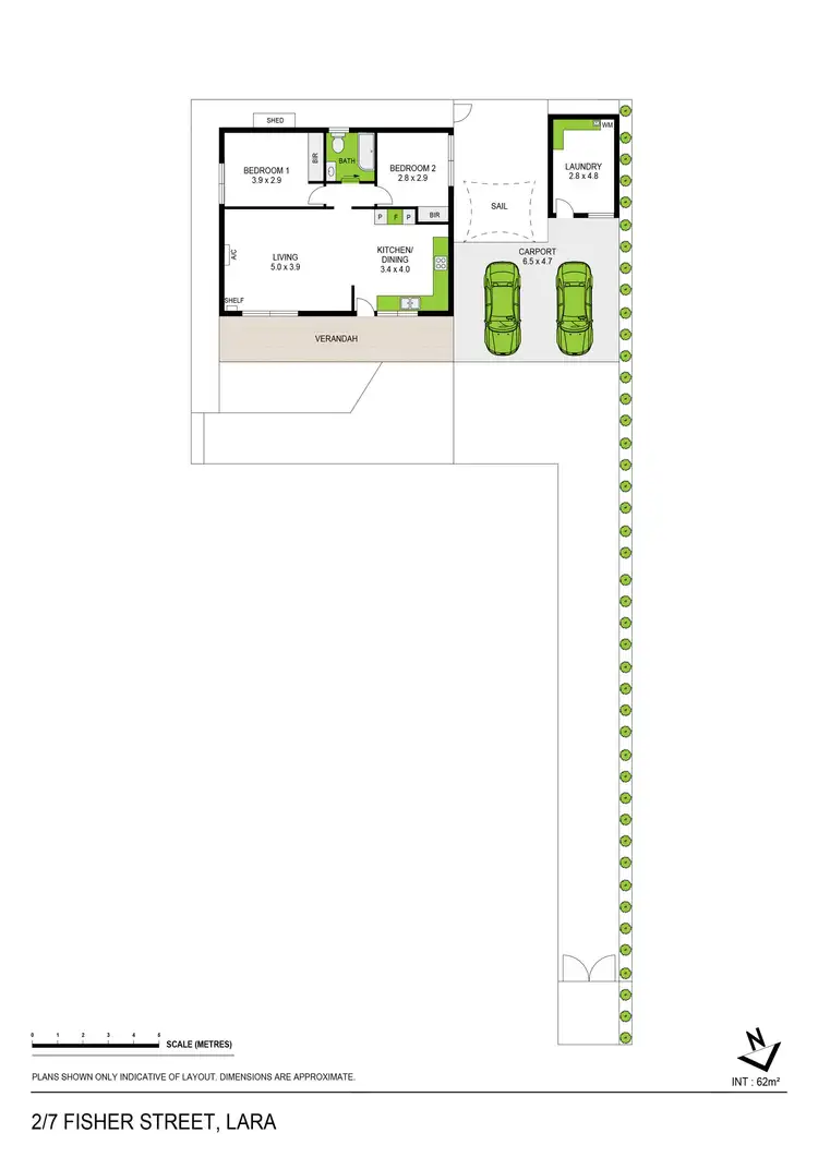 Floorplan of Homely house listing, 2/7 Fisher Street, Lara VIC 3212