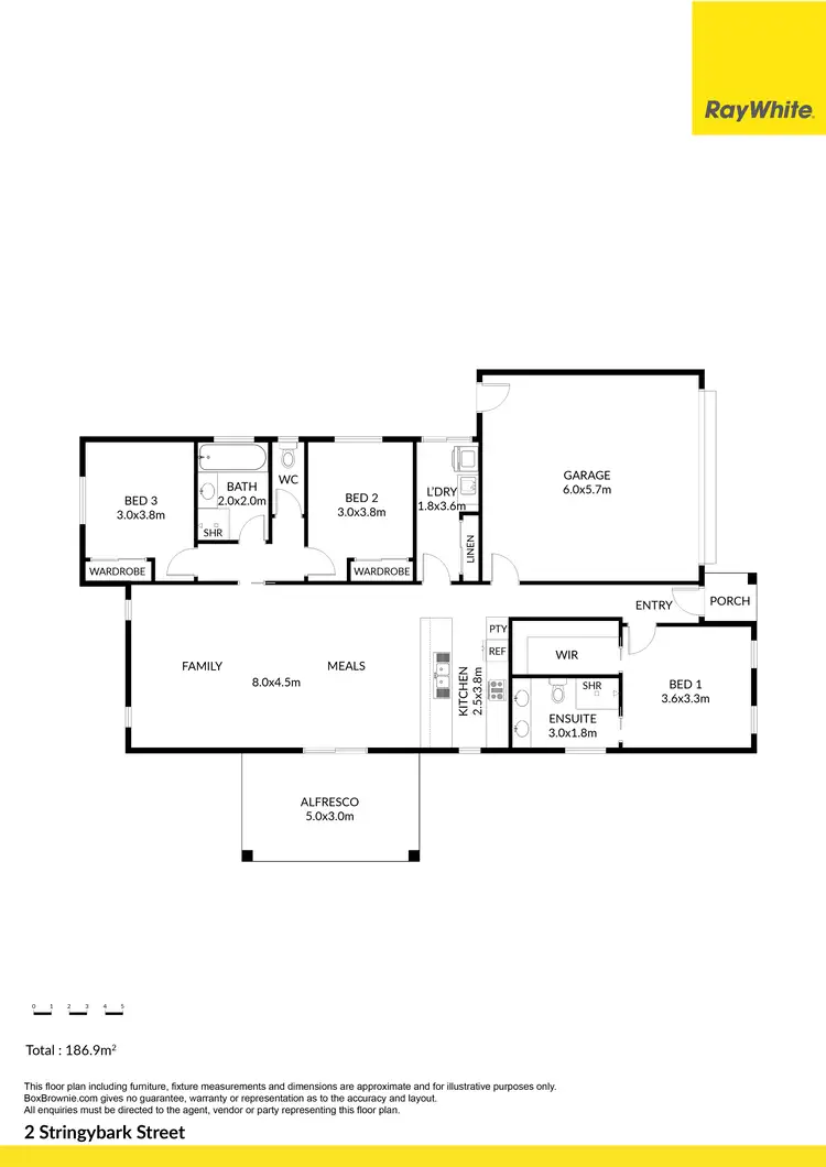 Floorplan of Homely house listing, 2 Stringybark Street, Mansfield VIC 3722